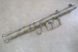 An inert reproduction German Panzerschrek RPzB-43 88mm rocket launcher.