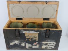 A WWII German F.H.18 transit box with three F.H.