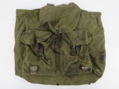 A WWII German Mountain troop tornister backpack.