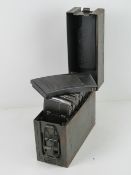 An MG13 magazine case dated 1938 with eight magazines.