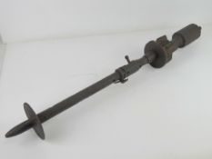 A rare Ersatz Spigot Mortar in fused solid, relic condition. Inert, no license required.