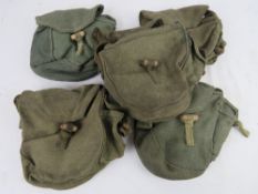 Five PPSH-41 drum magazine pouches.