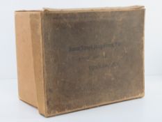 A Junior Army & Navy Stores Ltd cardboard hatbox marked for York House, Regent Street,