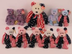 Ty Beanie Babies/Beanie Bears; American themed 'Issy' the Four Seasons Hotel San Francisco with tag,