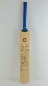 A Northampton 2011/12 full team signed unused cricket bat.