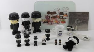 A quantity of Homepride collectibles including flour sifters, salt and pepper pots, plush toy,