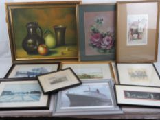 A quantity of assorted prints and engravings.