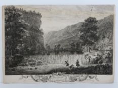 Francois Vivares ( 1709-1780) after Thomas Smith ( of Derby, 1720-1767), etching and engraving,