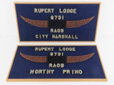 The Royal Antediluvian Order of Buffaloes (RAOB);