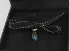 Links of London; An HM silver 'shooting star' charm 'as new' in box.