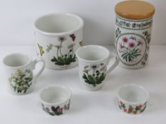 Six items of Portmeirion Botanic Garden.