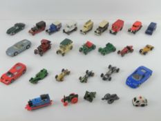 A quantity of twenty-seven assorted model cars including Models of Yesteryear, Corgi, Burago etc.
