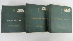 Original Rolls Royce Shadow and Bentley T Series service bulletins and information sheets contained