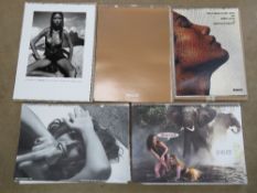 Five 'as new' Pirelli calanders in cardboard packaging; 2005, 2006, 2007, 2008 and 2009.