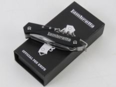 An Official Lambretta pen knife, 'as new' in original box.