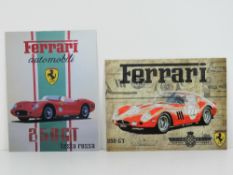 Ferrari 250GT; two vintage style contemporary wall signs, each 20 x 15cm.