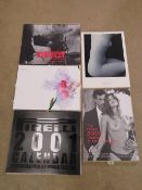 Five 'as new' Pirelli calanders in cardboard packaging; 2000, 2001, 2002, 2003 and 2004.