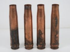 Four WWII German 20mm shells, all dated