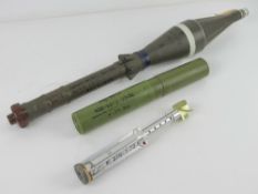 An inert RPG-7 Polish rocket.