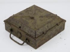 An inert WWII Soviet TM-35 AT mine.