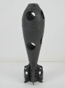 An inert French 81mm training mortar.