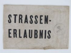 A WWII German Street Cleaner arm band, i