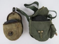 A WWII German No 8 box having partial or