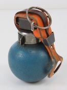 An inert British military L111 A1 B1 practice grenade.
