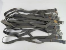 A quantity of ten AK canvas slings.