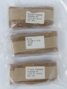 Three M16 un-issued slings in packaging.