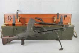 A deactivated Italian Breda Bren .