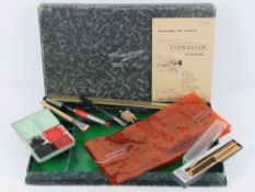 The Econasign Civic stencil set containing stencils, brushes, ink etc,