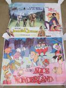 Disney; a 1978 poster for 'Alice in Wonderland' printed by W.E.