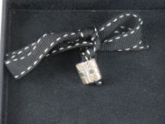 Links of London; An HM silver 'Union Jack' charm 'as new' in box.