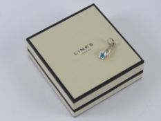 Links of London; An HM silver 'shooting star' charm 'as new' in box.