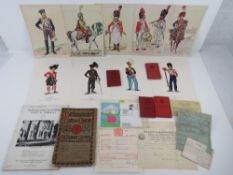 A quantity of assorted paper ephemera including Northamptonshire Notes and Queries dated 1908