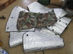 British Army Apache camo helicopter wind