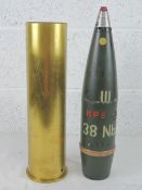 A WWII German 10.5cm separately loaded s