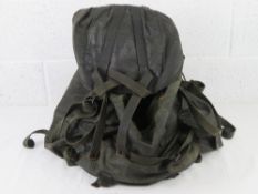 A British Military Bergan with frame.