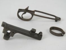 A SMLE metalwork set, including the nose