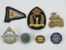 An enamelled Observer Corp lapel badge made by Phillips,