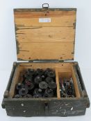 Twenty inert RG42 Limonka grenades, in box with pins.