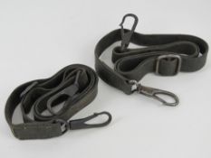 Two WWII German Lafette straps.