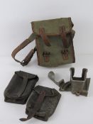 A ZB26-30 magazine loader having with two magazine pouches and loader pouch.