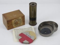 An inert WWII German S-mine fuse,