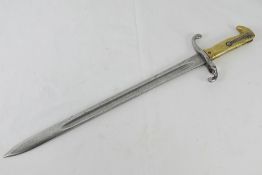 A Mauser Model 71-84 bayonet.