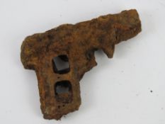 A Femaru Model 37 pistol in relic condition.