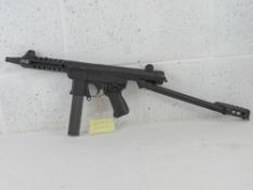 A deactivated Star Z70 9mm sub machine gun, having fully moving bolt (under spring pressure),