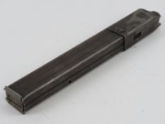 A WWII German MP41 Schmeisser magazine, military and police issue,