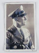 A modern copy photograph of a NSDAP political leader wearing rare Blood Order medal,